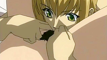 Garota Anime Peluda Lambendo Buceta e Ajudando a Gozar