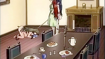 Trio Anime com Buceta Dildada e Cordas