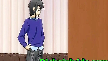 Travesti Fodendo com Força em Hentai Anime