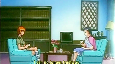 Virgem Hentai em Bondage Fodida com Força e Boquete