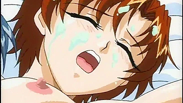 Gangbang de Peitos Hentai com Trio de Travestis Toons