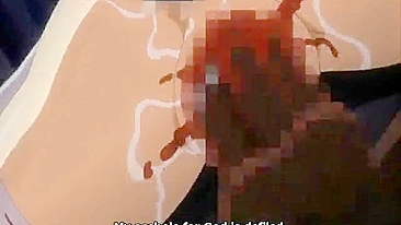 Princesa Anime em Suruba no Cu com Monstro Porco