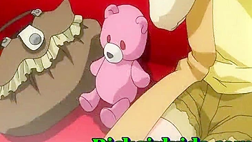 Garota Trans de Uniforme em Foda Hardcore no Anime, Toon e Hentai