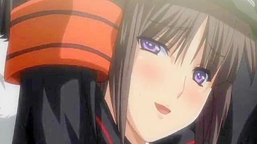 Anime peituda levando pica por trás na posição missionário