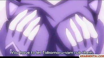 Gatinha de Anime Levada por Tentáculos Perfuratrizes