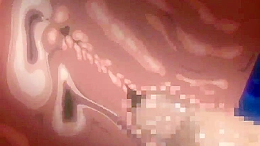 Buceta Molhada e Cu Dildado Fodidos até Gozar Dentro em Anime