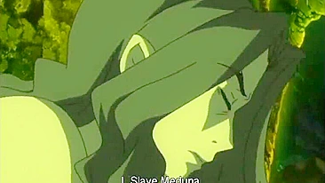 Anime Peituda Capturada e Fodida por Tentáculos na Floresta
