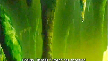 Anime Peituda Capturada e Fodida por Tentáculos na Floresta