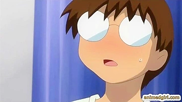 Gatinha Anime Faz Boquete e Goza em Pauzão