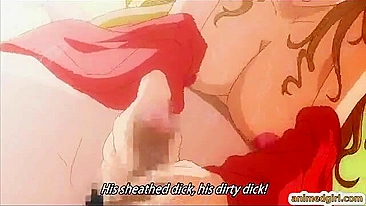 Foda nos Peitos e Gozada com Anime Peituda de Corpo Inteiro