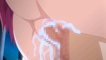 Ruiva Anime em Trio Fodendo Buceta Molhada - Assista Agora!