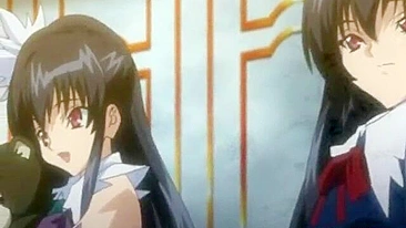 Duas Travestis Anime em Bondage Punheta - Dobro de Prazer!