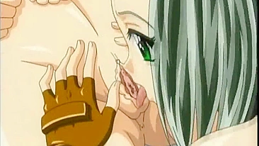 Travesti Hentai Garota em Sexo Hardcore na Cama, Anime Toon