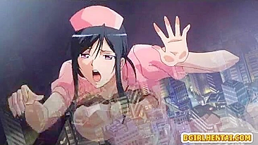 Enfermeira Safada Vibrada em Fantasia Anime