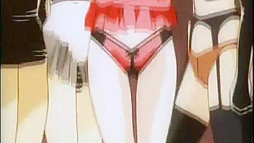 Gangbang de Travesti com Dildo em Hentai Animado