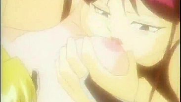 Gangbang de Travesti com Dildo em Hentai Animado