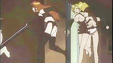 Gangbang de Travesti com Dildo em Hentai Animado