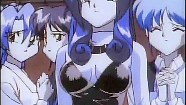 Gangbang de Travesti com Dildo em Hentai Animado