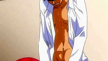 Shemale Anime Gigante com Peitões se Masturbando pra Você