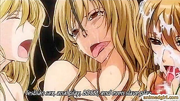 Suruba com Travesti Anime - Foda Pesada com Vários Parceiros