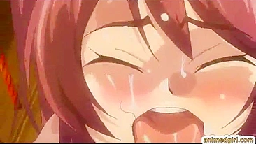 Fofinha Anime de Biquíni Enrabada com Strap-on