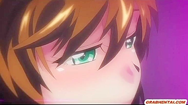 Universitária Japonesa Leva Facial de Espanhola Anime