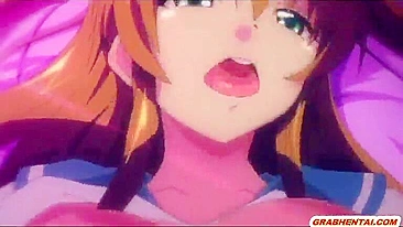 Universitária Japonesa Leva Facial de Espanhola Anime