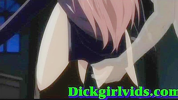 Orgia de Travesti em Anime com Foda e Gozada Farta