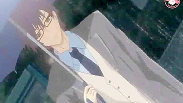 Colegial Japonesa Tem Peitos Apertados e Clitóris Dedado no Anime