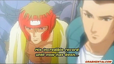 Hentai Peituda Fodida com Força no Banheiro