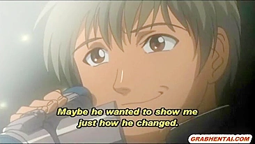 Hentai Peituda Fodida com Força no Banheiro