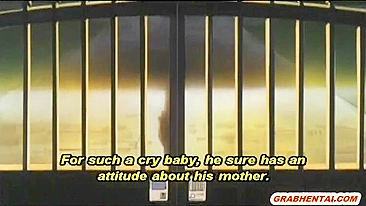 Hentai Peituda Fodida com Força no Banheiro