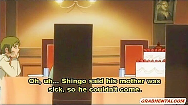 Hentai Peituda Fodida com Força no Banheiro