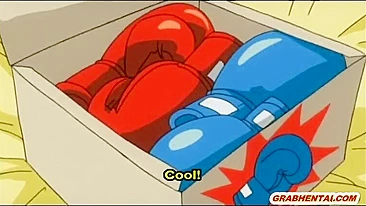 Hentai Peituda Fodida com Força no Banheiro