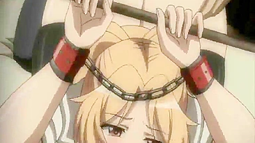 Colegial Hentai de Peitões e Buceta Molhada Levando Vara