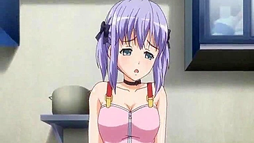 Gatinha Hentai Fodendo Quente na Cozinha - Pornô Hentai Japonês