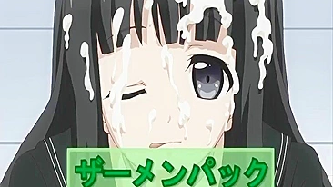 Metida Quente de Estudante Peituda em Hentai na Noite Escura