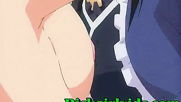 Travesti se Masturba e Cavalga em Diversão Anime, Hentai Desenho