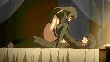 Buceta Molhada de Colegial Japonesa Metida e Gozada em Hentai Peituda