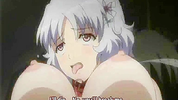 Hentai Peituda Gozando com Vibradores na Buceta e no Cu