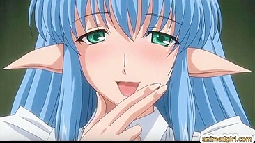 Travesti Hentai de Peitões e Pauzão em Foda Quente