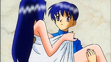 MILF Anime Mamãe Peituda Cavalga Pau com Tesão