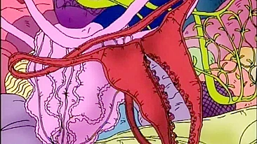 MILF Anime Mamãe Peituda Cavalga Pau com Tesão