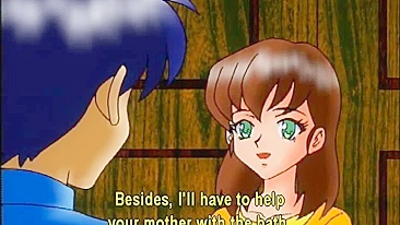 MILF Anime Mamãe Peituda Cavalga Pau com Tesão