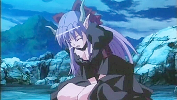 Masturbação com Penetração de Shemale Hentai em Anime Toon