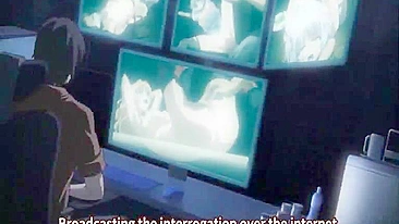 Hentai Sexy é Apertada Cavalgando Pau com Peitões