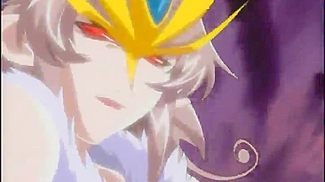 Travesti Levando Gangbang em Sexo Grupal de Anime