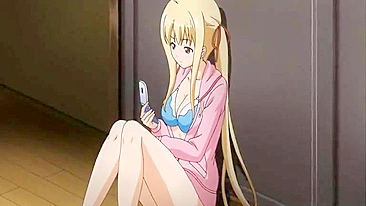 Cara Amarrado Duplamente Fodido por Duas Gatas Hentai Sexy