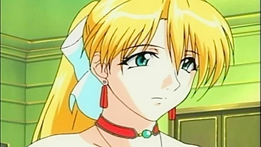 Garota Hentai Brincando com Dildo no Cu com Seu Mestre