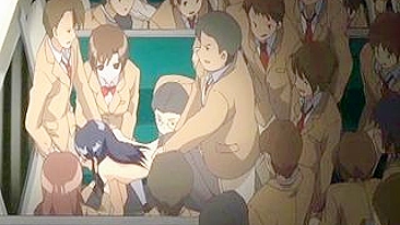 Garota Universitária Gangbang e Gozada em Pornô Hentai